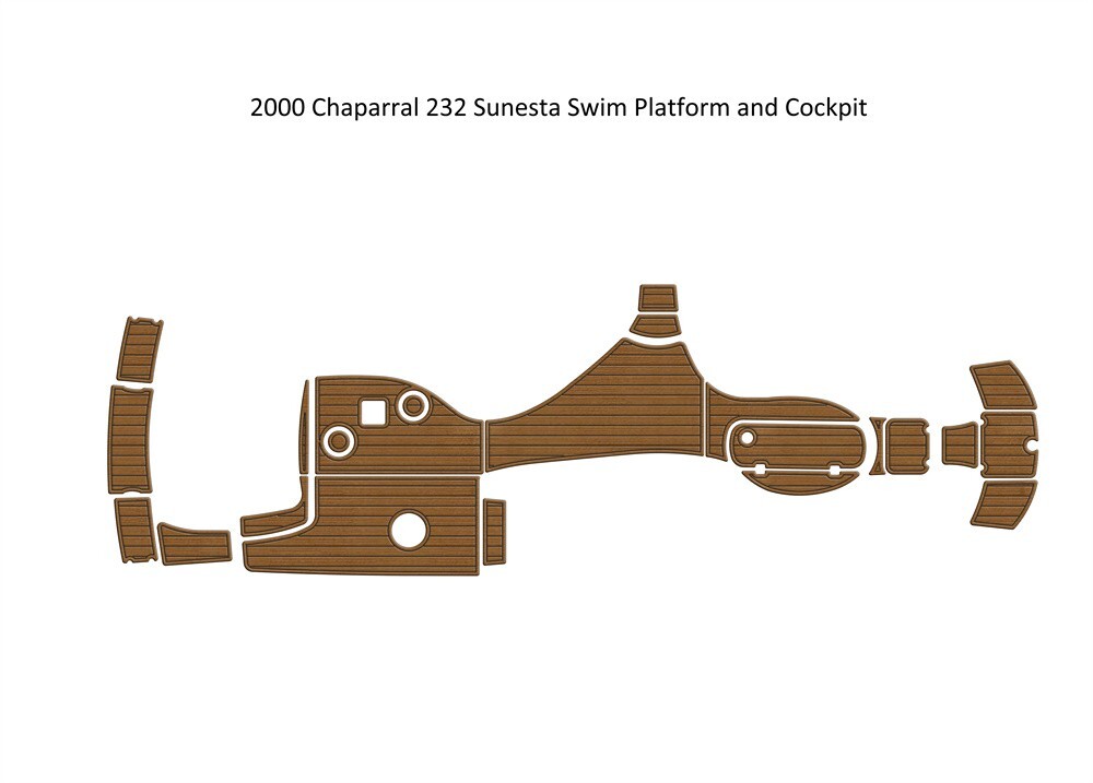 2000 Chaparral 232 Sunesta Swim Platform Cockpit Boat EVA Foam