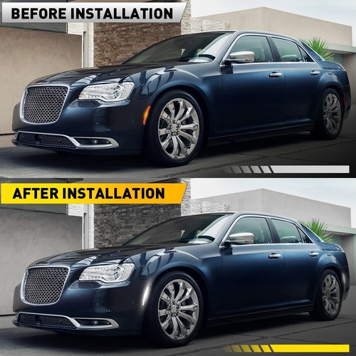 Smoked Lens Front Rear LED Side Marker Light Lamps White For Chrysler 300 15-23 - Picture 6 of 13