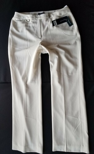 Nuevo $99 Jones New York Signature pantalones ajustados de azúcar blanco  mujer talla 10 x32\