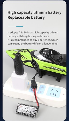 2.4G Remote Control Racing Boat 25KM/H High-Speed Speedboat Waterproof RC AU - Picture 30 of 70