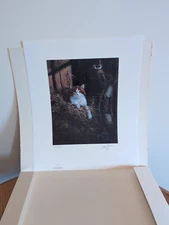 Lowell Davis CAT & JENNY WREN  LITHOGRAPH PRINT 24/750 With No COA