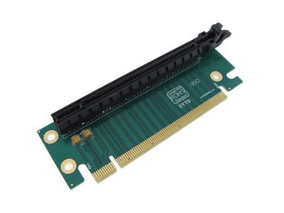 PCI-E 16x Male to Female Extension Board
