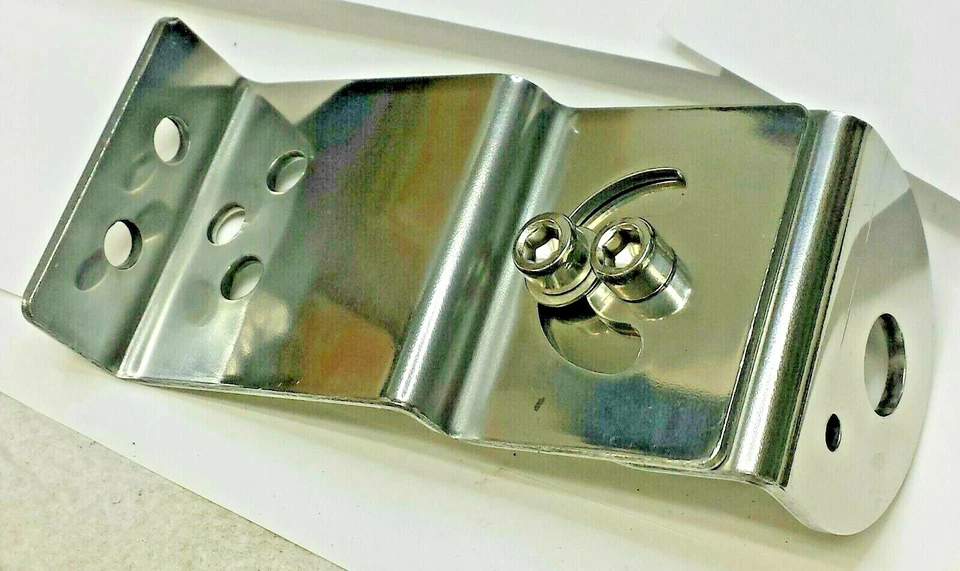 CEA-SHGM Soporte de ranura de campana de acero inoxidable ajustable tiene orificio de 1/2" 4 accesorios de antena Foto 2 de 4