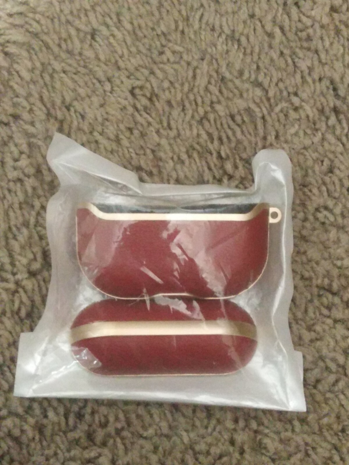 AirPods 3rd Gen Case Cover in Stylish Faux Leather Design-image