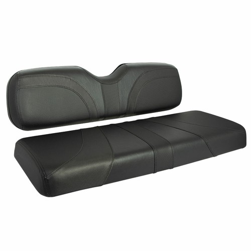 Blade Golf Cart Rear Seat Covers for MadJax/GTW Seat Kits Ð Black/Black