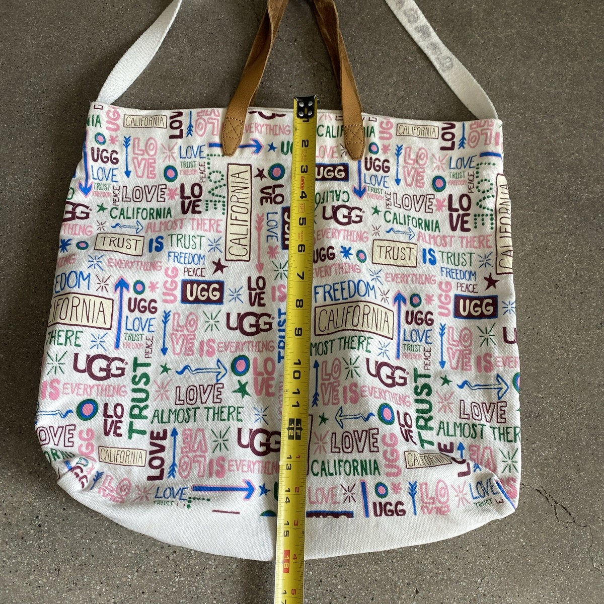 【PORTERNA】Lovin Ugg Tote Bag UGG California love canvas tote bag | eBay
