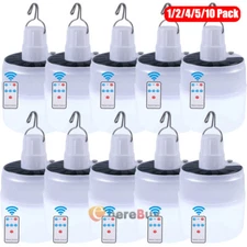 Solar Camping Tent Light Rechargeable LED Flashlight Power Torch Lantern Lamp US