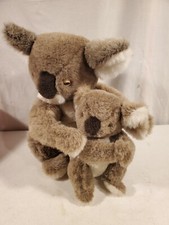 Vintage Dakin 16 inch Koala Plush with 11 inch Baby 1981 Made in USA