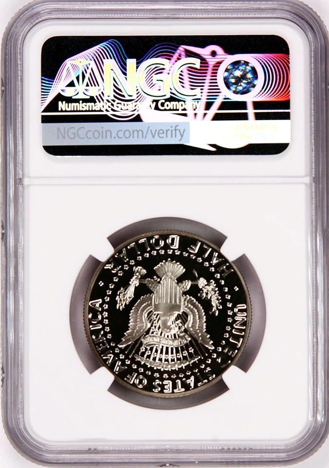 2002-S Proof Kennedy Half, Graded PF70UC by NGC ~ NEW Patriotic OSR Label! - Image 2 of 4