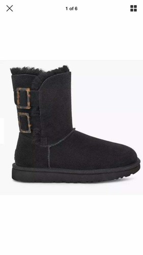 Botas ugg bailey Hebilla De Moda Negras, mujeres 7 (NIB) Envío Gratuito |  eBay