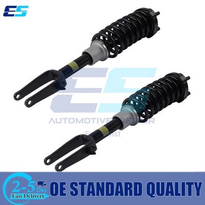 Pair Front Shock Strut Spring Assys for Mercedes W211 S211 E350 4Matic 2006-2009