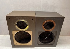 DDR RFT 3Wege Lautsprecher B9282 Korpus Gehäuse mit Dämmung und Frequenzweiche