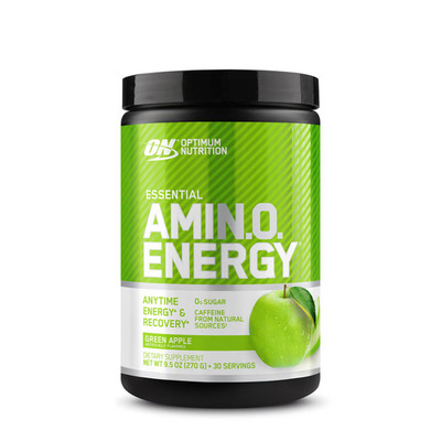 Optimum Nutrition Essential AMIN.O Energy Green Apple Flavor Anytime 270g NEW