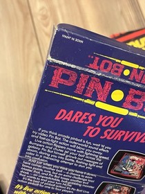 Pin Bot (Nintendo NES, 1990) CIB Complete w/ Poster & Inserts Tested Works
