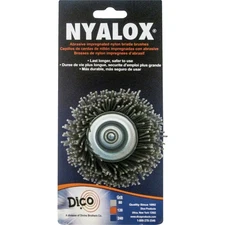Dico Nyalox 2-1/2 In. Grey Coarse Drill-Mounted Brush 7200005 Dico Nyalox