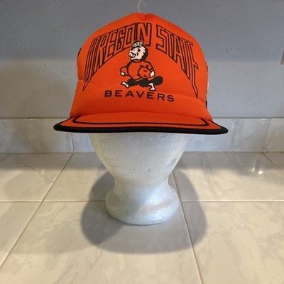 Vintage 70s 80s Oregon State Beavers OSU Trucker Hat NWT Snapback Taiwan
