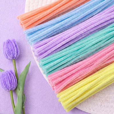 500 Pcs Pipe Cleaners for DIY Flower Bouquets, Chenille Stems for Graduation Bou