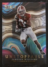 2022 Panini Select Draft Picks Football Unstoppable Jameson Williams #US-JW (RC)