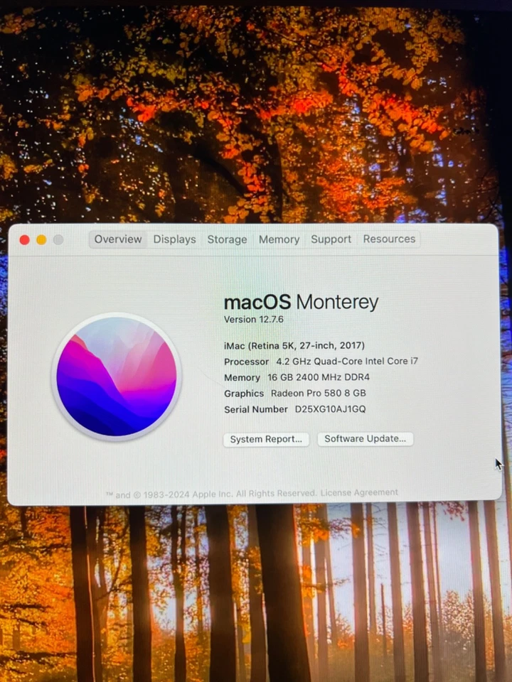 2017 Apple iMac with Retina 5K Display (27-inch, Core i7, 4.2 GHz, 16GB RAM, 1TB - Image 2 of 4