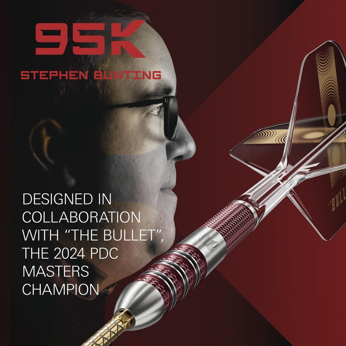 Target Stephen Bunting Darts Set 95K 95% Tungsten Swiss Point SP K