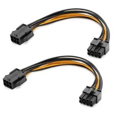 8 Pack Card 6 Pin to 8 Pin PCIe Adapter Cable GPU Video Card Cable 79178