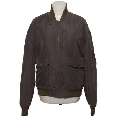 Fvtvre Past, Bomberjacke, Damen, Größe: S, Grau/Grün #AfR