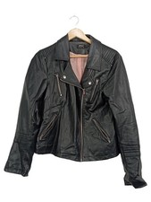 ONLY giacca biker donna similpelle nera taglia 42/XL ecopelle
