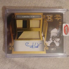 2023 Leaf Trinity - Triple patch Autographs A.T. Perry #TA-ATP  RPA gold 1/1  