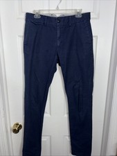 Insights size 34 Flex Chino Trousers Slim Fit Casual Stretch Flat Front Pants