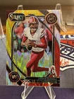 2024 Panini Select - Club Level Jayden Daniels #217 Red & Yellow Shock Prizm (RC