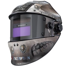 True Color Auto Darkening Welding Helmet with Upgraded Arc Sensor, 1/1/1/1 To...