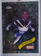 2025 Topps Chrome Marvel Spider Web Photon #268/399