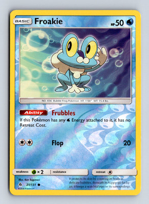 Froakie (21) English Common SM - Forbidden Light 21/131 LP