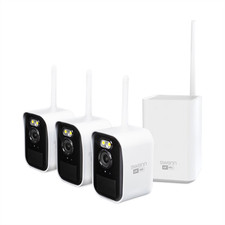 Swann MaxRanger Mini 4K Wireless NVR Security System 3 Camera Kit New