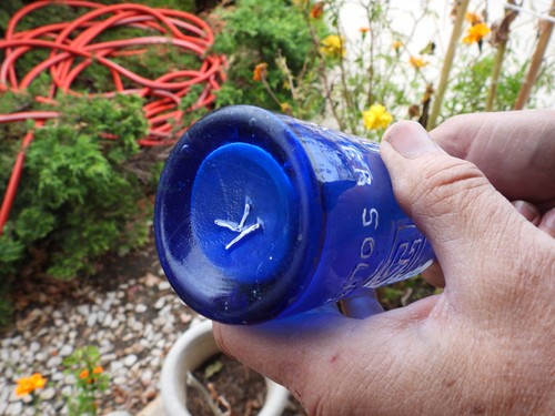 Cobalt blue Soda bottle | eBay