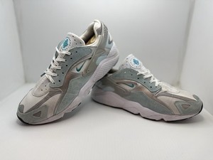 Nike Air Huarache Runner White Dusty Cactus Blue Silver Nby DZ3306-103 Sz 12
