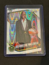 2025 Panini Prizm WNBA #144 Dominique Malonga White Seismic Prizm
