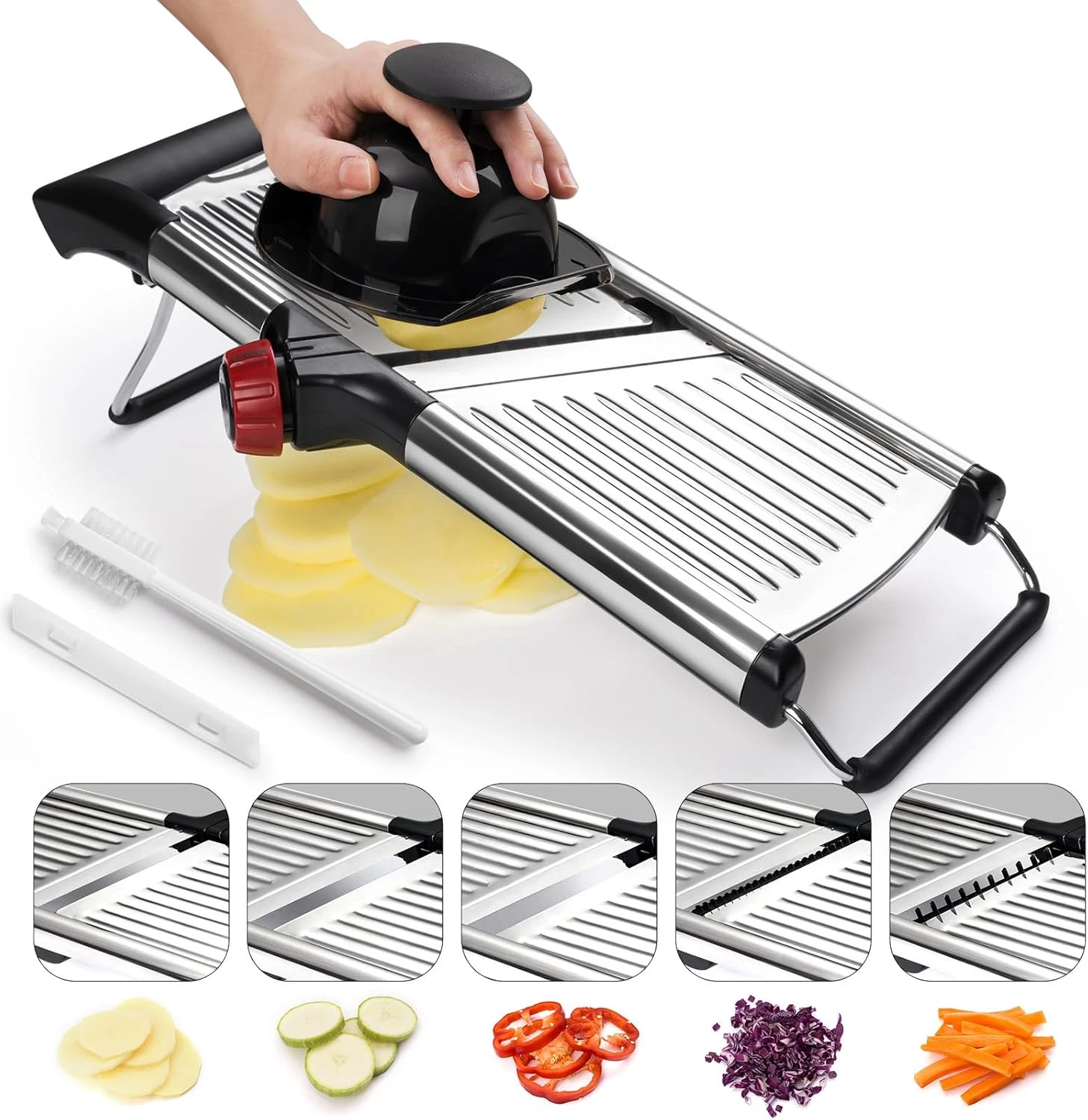 Adjustable Mandoline Slicer Kitchen Stainless Steel Food Slicer Vegetable Potato