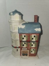 Christmas Village Inn Hand Painted No Lights See Description and Pics