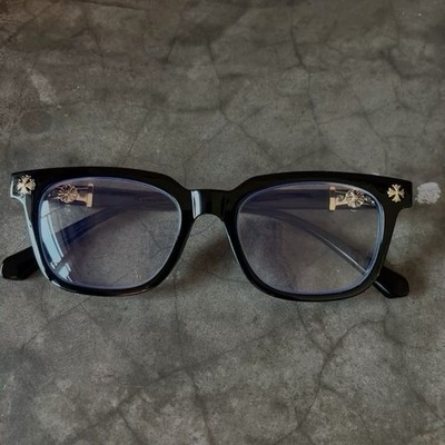 Chrome Hearts Brille Unisex Erwachsene Vollrand Rahmen schwarz