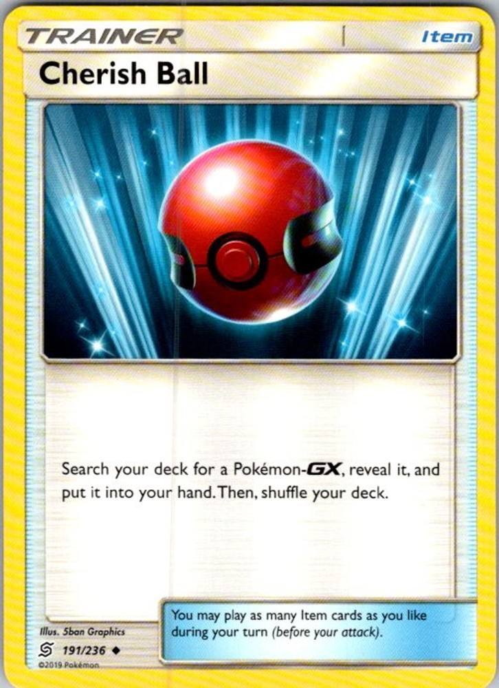 Pokemon SM - Unified Minds Cherish Ball 191/236 NM