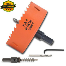 4 Inch Hole Saw 102mm Bi Metal Cutter With Arbor For Metal Wood Plastic Drilling
