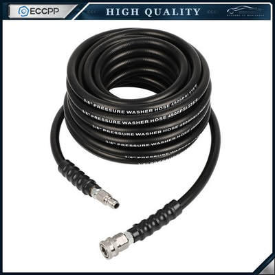 #ad #ad 50FT 3 8quot; Hot Water Pressure Washer Hose 4800 psi Rubber Power Washer Hose $72.29