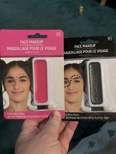 Halloween Face Paint Pink Black 2 Pack Adult Unisex Makeup 0.21 oz Each