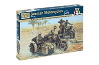 Italeri 510006121 – 1:72 Wwii German Motorcycles (Us Import)