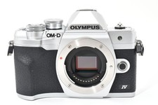 Olympus OM-D E-M10 Mark IV Silver Mirrorless Digital Camera Body MFT Micro