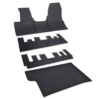 Teppiche Gummi Ford Tourneo Custom 8/9 PläTze 2018-2024 Austausch Autom Baule