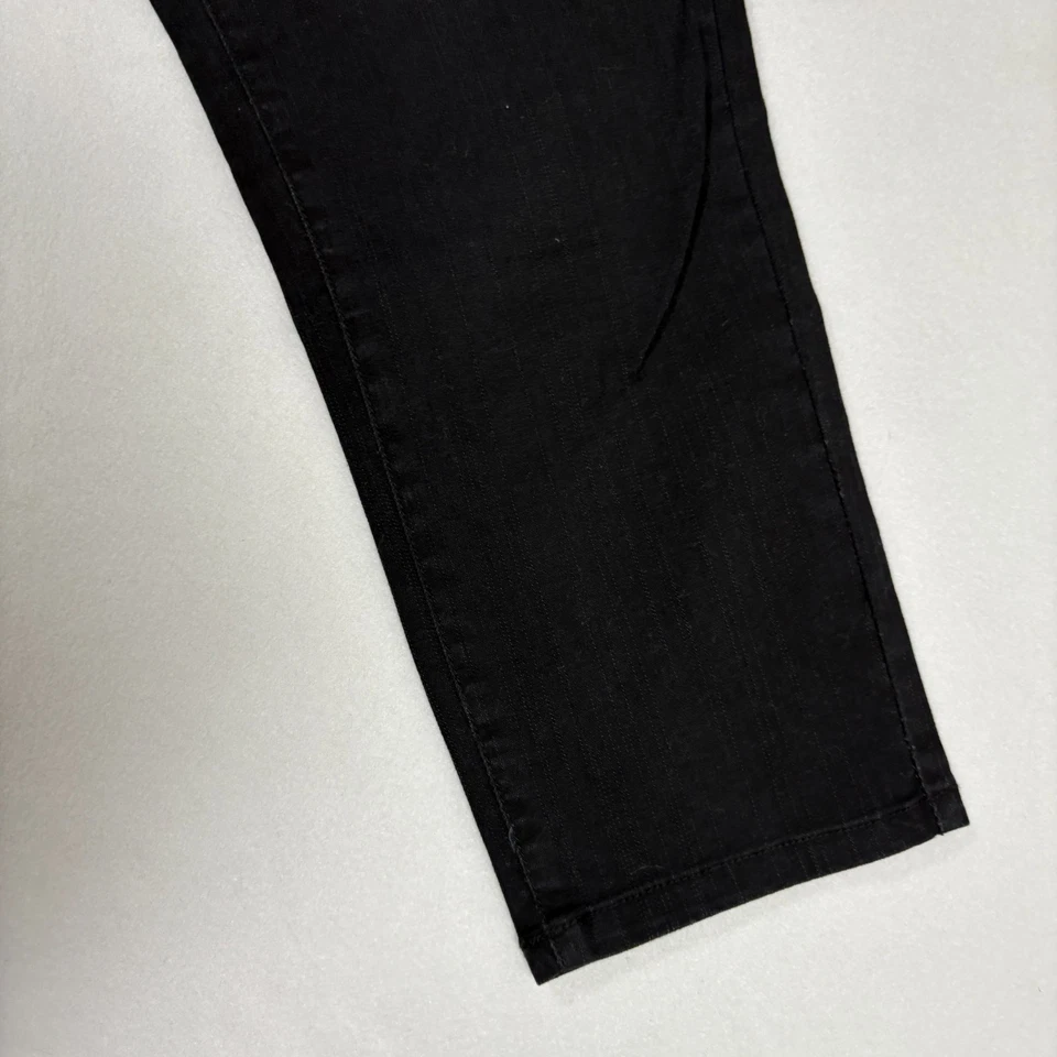 Pantalones de mezclilla Abbey Dawn para mujer talla 13 ajustados negros punk rock emo gótico Foto 3 de 4