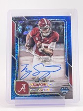 TY SIMPSON 2025 BOWMAN CHROME U PROSPECT AUTO BLUE MINI DIAMOND /150 Q4770