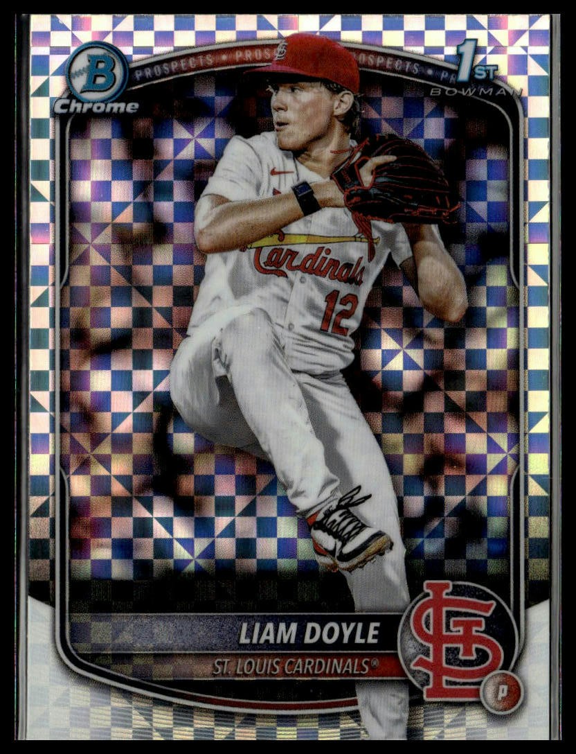 2025 Bowman Draft #BDC-12 Liam Doyle Chrome X-Fractor